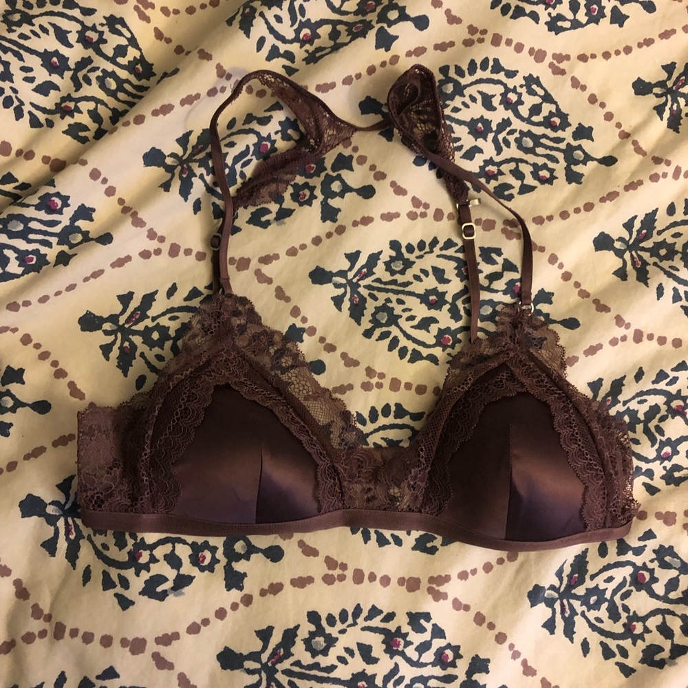 Satin and Lace Bralette